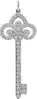 (Women) Tiffany & Co. Keys Platinum Pendant for Women - Silver Elegance. 24469034 (Women) Tiffany & Co. Keys Platinum Pendant for Women - Silver Elegance. 24469034