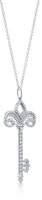 (Women) TIFFANY & CO. Keys Series 18K White Gold Key Pendant Necklace for Women. GRP09922 (Women) TIFFANY & CO. Keys Series 18K White Gold Key Pendant Necklace for Women. GRP09922