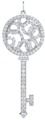 (W) TIFFANY & CO. Kunci Rantai Wanita Platinum Besar Tanpa Rantai Seri Bubble. 63220566 Lookbook (W) TIFFANY & CO. Kunci Rantai Wanita Platinum Besar Tanpa Rantai Seri Bubble. 63220566