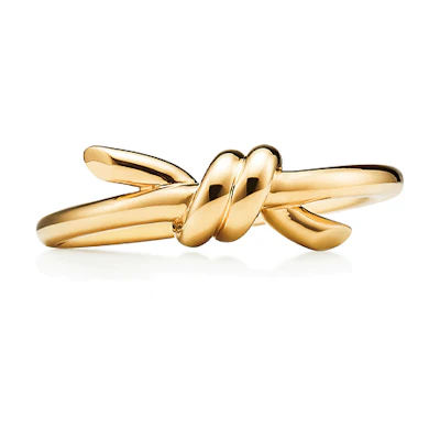 (Women) TIFFANY & CO. Knot 18K Gold Ring. GRP12002