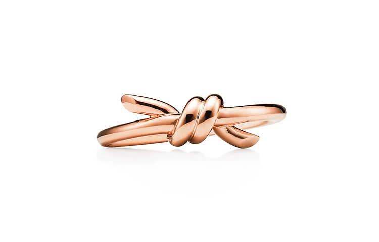 Shop (Women) TIFFANY & CO. Knot Rose Gold Ring 18K Gold  Jewelry GRP12003