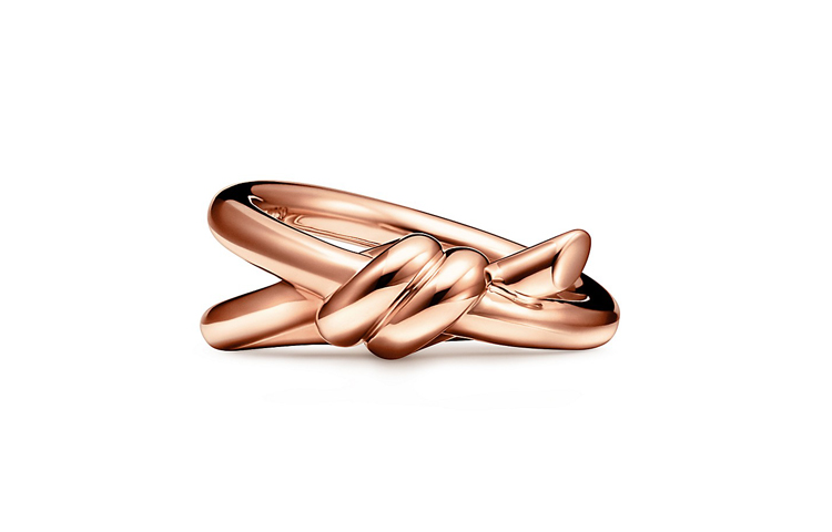 (Women) TIFFANY & CO. Knot Series 18K Rose Gold Double Knot Ring for Women GRP11997 圖 3