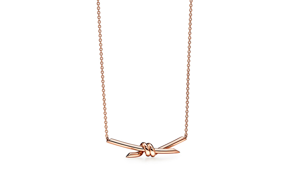 (Women) Tiffany & Co. Knot Series Minimalist Gold Necklace for Women. 70153947 圖 2