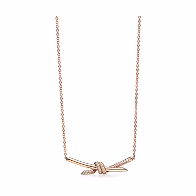 (Women) TIFFANY & CO. Knot Series Rose Gold Necklace for Women 69683231