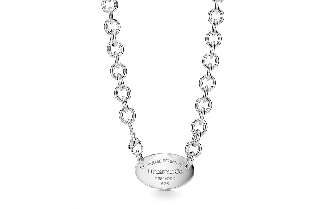 (Women) TIFFANY & CO. Letter Design 925 Silver Necklace for Women - Silver. 68176999