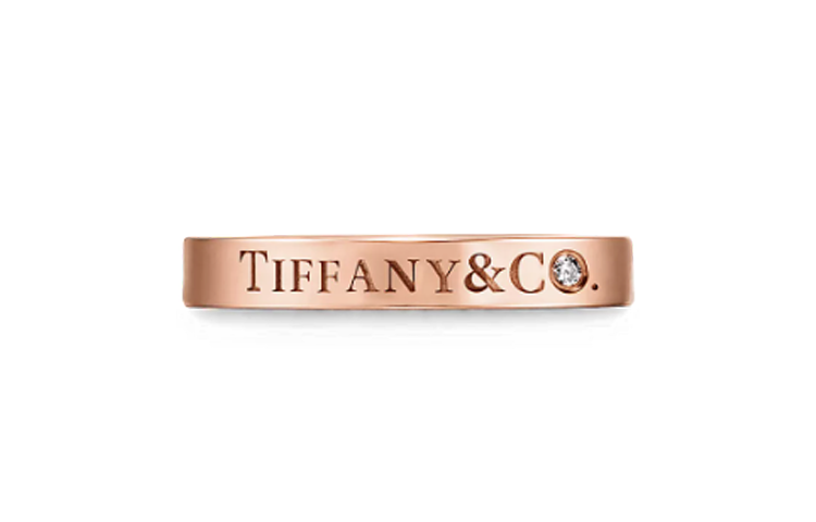 (Women) TIFFANY & CO. Letter Logo 18K Rose Gold Ring for Women - Rose Gold Color GRP12362 圖 2