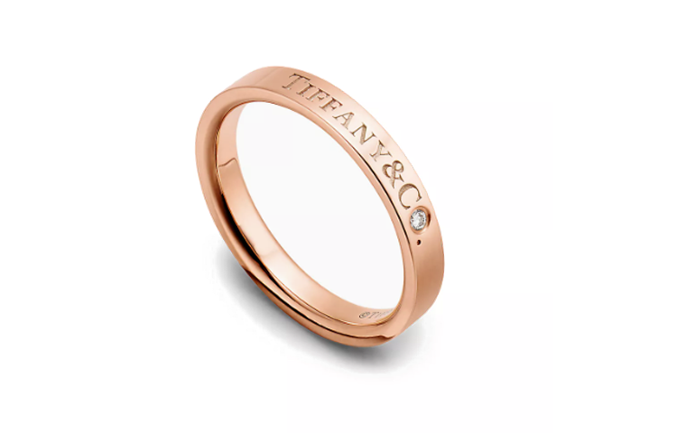 (Women) TIFFANY & CO. Letter Logo 18K Rose Gold Ring for Women - Rose Gold Color GRP12362 圖 3