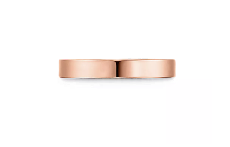 (Women) TIFFANY & CO. Letter Logo 18K Rose Gold Ring for Women - Rose Gold Color GRP12362 圖 4