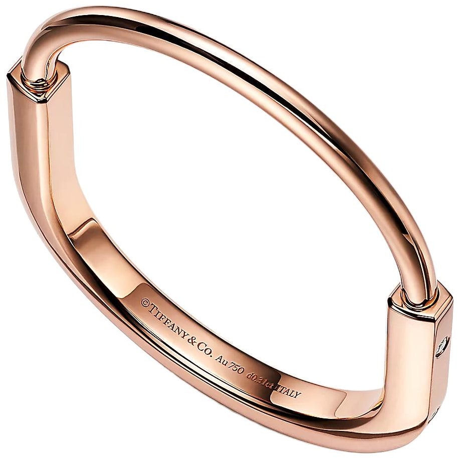 women-tiffany-and-co-lock-series-18k-rose-gold-diamond-bracelet-for-women-trendy-and-elegant-70185288