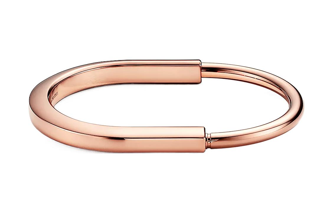 (Women) TIFFANY & CO. Lock Series Classic 18k Rose Gold Bracelet for Women - Rose Gold. 70185504 圖 3