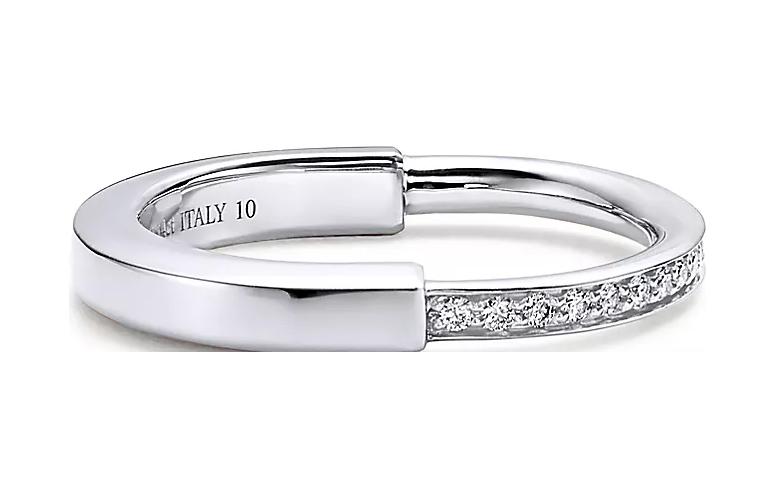 (Women) Tiffany & Co. Lock Series Diamond Ring Silver for Women. 72345657 圖 3