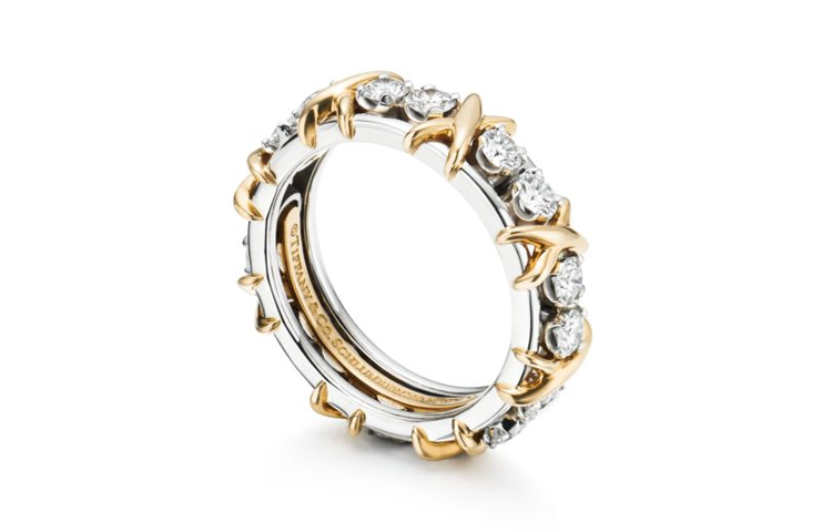 Lookbook (W) TIFFANY & CO. 女士奢華六石戒指 - 藍/金色 GRP00053