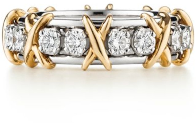 (W) TIFFANY & CO. 女士奢華六石戒指 - 藍/金色 GRP00053 Shop (W) TIFFANY & CO. 女士奢華六石戒指 - 藍/金色 GRP00053