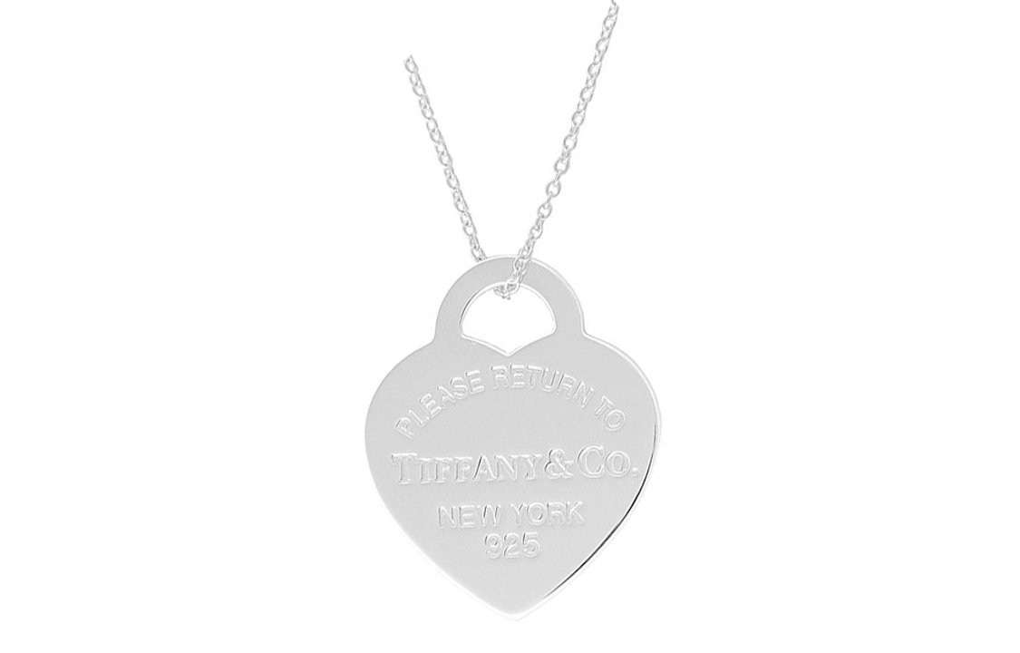 (Women) TIFFANY & CO. Medium Silver Heart Pendant Necklace 925 Silver for Women 30971655 圖 2