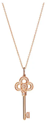 (W) Tiffany & Co. Mini Crown Key Kalung Liontin Wanita Emas Rose 18K dengan Berlian GRP11535 Buy (W) Tiffany & Co. Mini Crown Key Kalung Liontin Wanita Emas Rose 18K dengan Berlian GRP11535