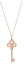 Buy (W) Tiffany & Co. Mini Crown Key Kalung Liontin Wanita Emas Rose 18K dengan Berlian GRP11535