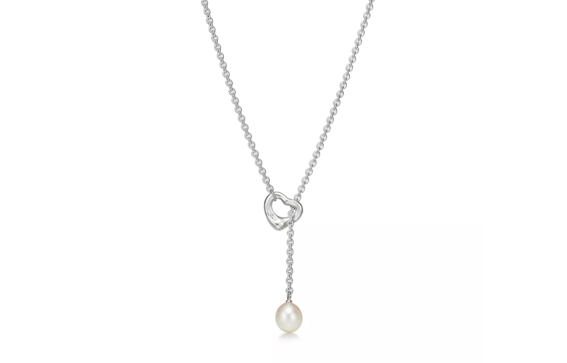 Order (W) ティファニーオープンハートラッソネックレス レディース シルバー. 60116057