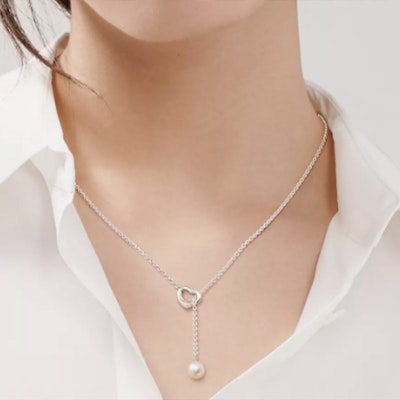 (W) ティファニーオープンハートラッソネックレス レディース シルバー. 60116057 Shop (W) ティファニーオープンハートラッソネックレス レディース シルバー. 60116057