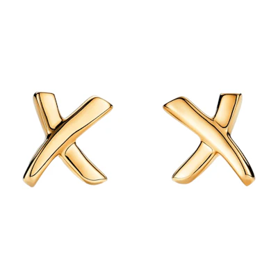 (Women) Tiffany & Co. Paloma Picasso Graffiti X 18K Gold Earrings Gold for Women. 60962316