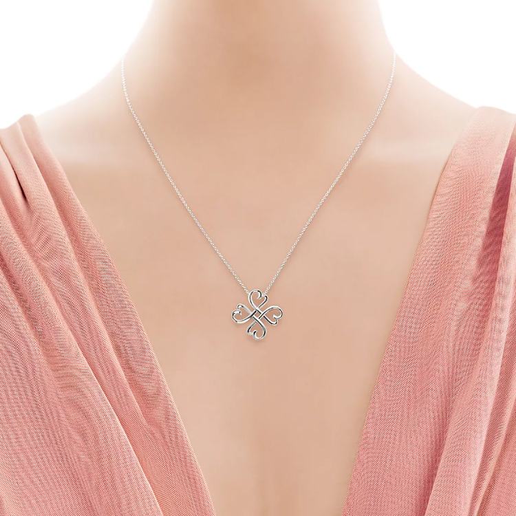 (Women) TIFFANY & CO. Paloma Picasso Heart Pendant 925 Silver Necklace for Women 33914679 圖 3