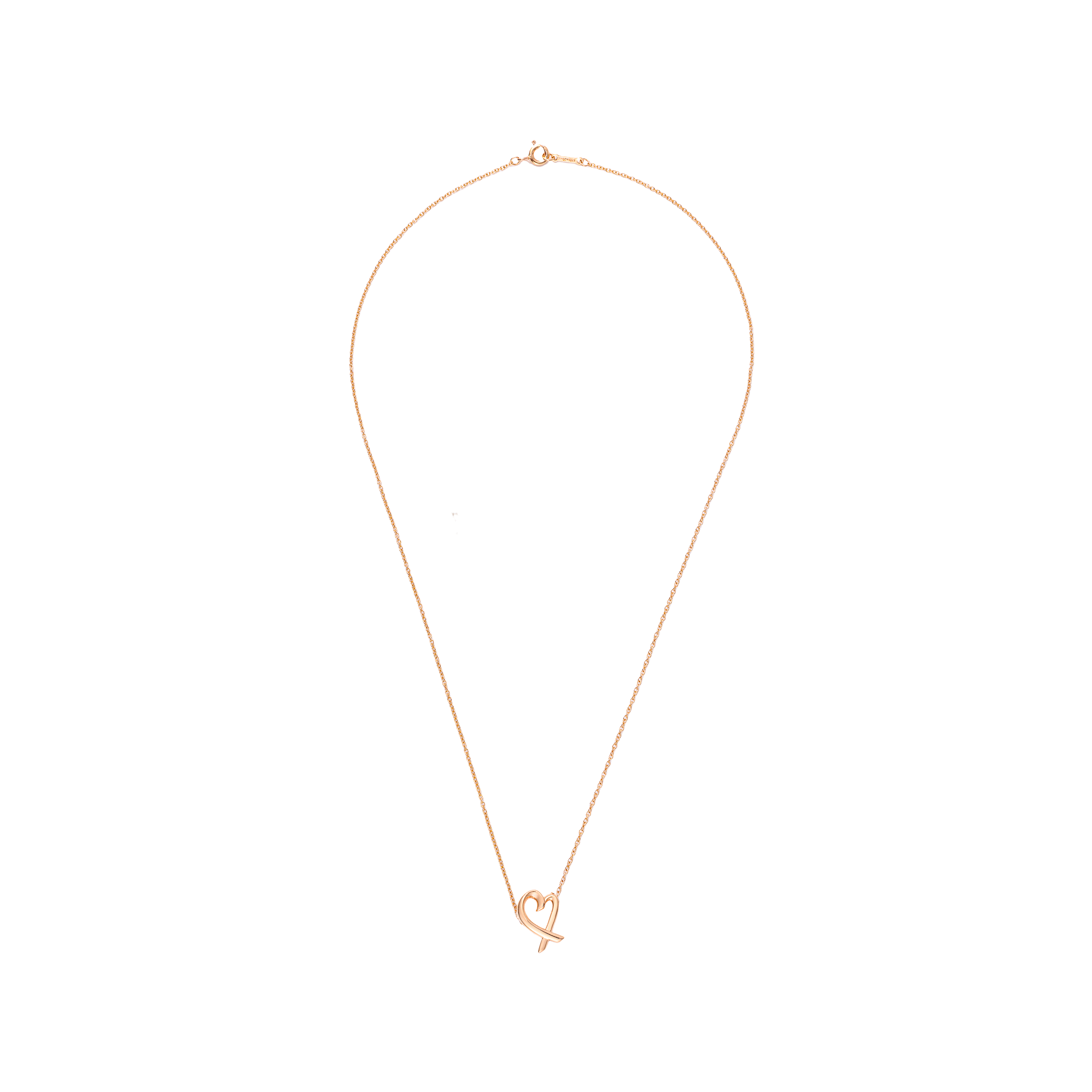 (Women) Tiffany & Co. Paloma Picasso Loving Heart 18K Rose Gold Necklace for Women. GRP11477 圖 2