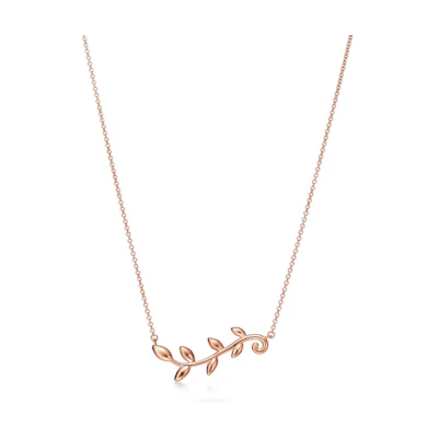 (Women) Tiffany & Co. Paloma Picasso Olive Leaf Gold Necklace for Women - Gold. 60021522