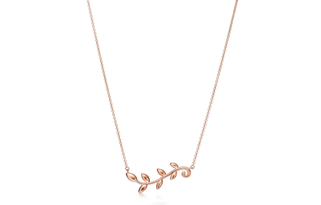 (Women) Tiffany & Co. Paloma Picasso Olive Leaf Gold Necklace for Women - Gold. 60021522 圖 2