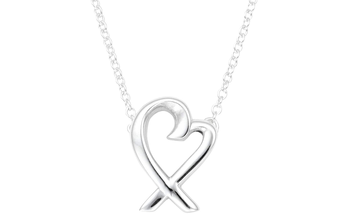 (Women) Tiffany & Co. Paloma Picasso Simple Heart Pendant 925 Silver Necklace Women. 33834748 圖 2