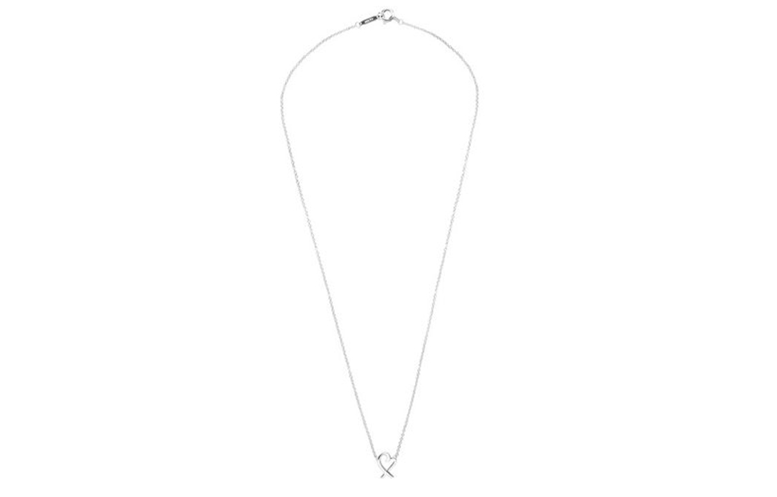(Women) Tiffany & Co. Paloma Picasso Simple Heart Pendant 925 Silver Necklace Women. 33834748 圖 4