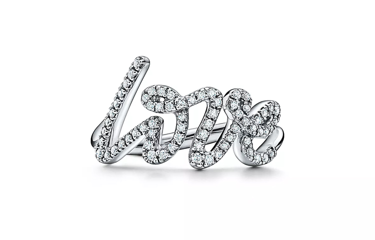 (Women) TIFFANY & CO. Paloma’s Graffiti Love Small Ring Silver for Women. 60138064 圖 2