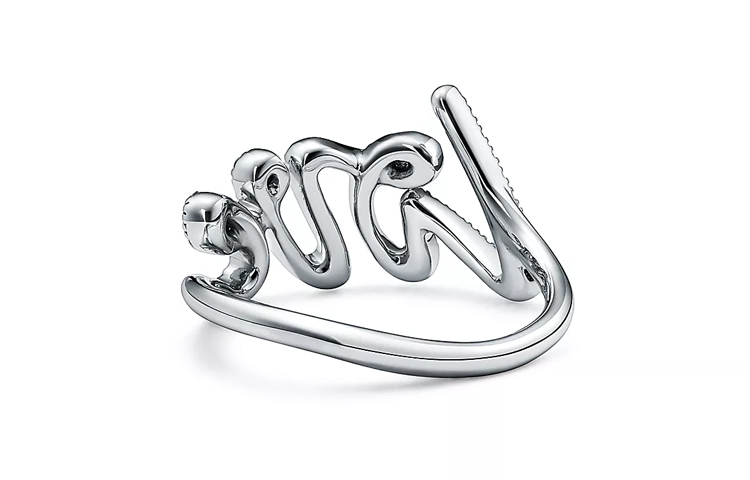 (Women) TIFFANY & CO. Paloma’s Graffiti Love Small Ring Silver for Women. 60138064 圖 4
