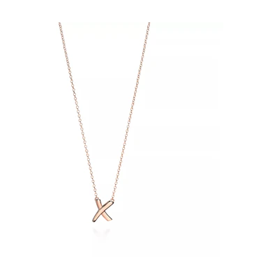 (Women) Tiffany & Co. Paloma's Graffiti X Pendant Necklace 18K Rose Gold for Women. 60962251