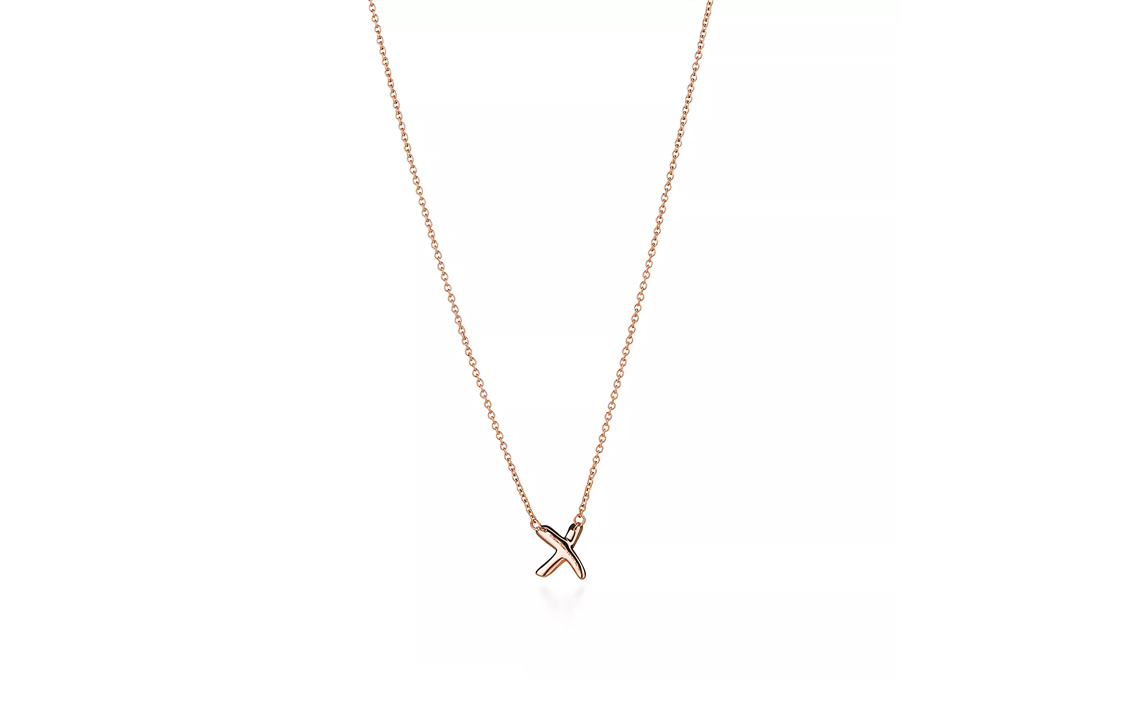 (Women) Tiffany & Co. Paloma's Graffiti X Pendant Necklace 18K Rose Gold for Women. 60962251 圖 3