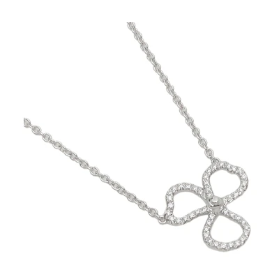 (Women) Tiffany & Co. Paper Flowers Platinum Triple Loop Pendant Necklace Silver 61626476