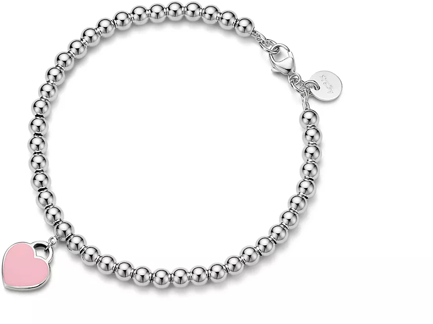 women-tiffany-and-co-pink-heart-charm-bracelet-in-sterling-silver-with-diamonds-for-women-69683746