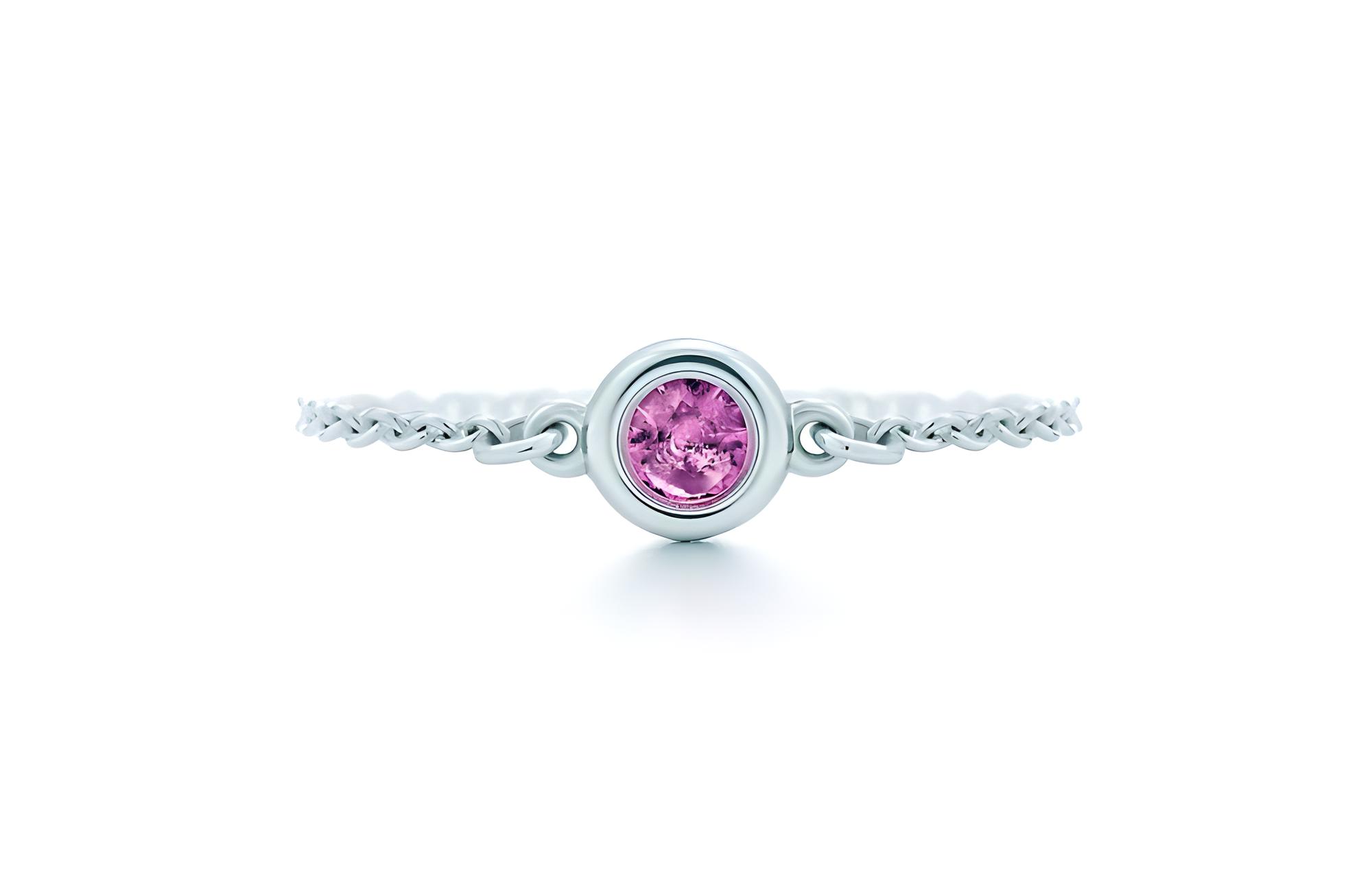 (Women) TIFFANY & CO. Pink Sapphire 925 Silver Ring for Women - Silver 60145168