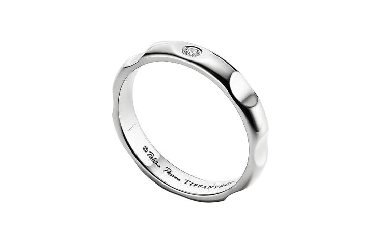 (Women) TIFFANY & CO. Plain Design 925 Silver Ring for Women - Silver. GRP10485 圖 3