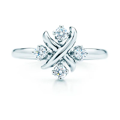 (Women) Tiffany & Co. Platinum Diamond Ring for Women - Silver. 60133729