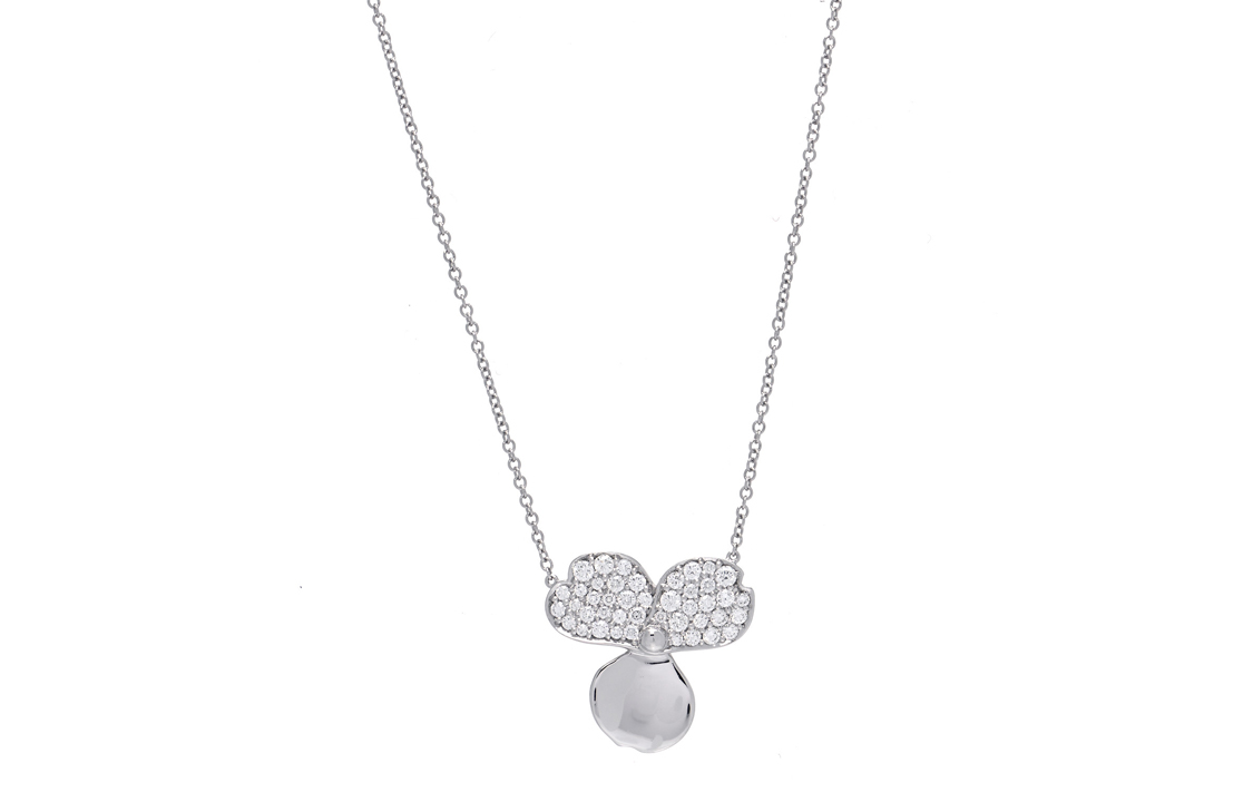 (Women) Tiffany & Co. Platinum Flower Design Necklace for Women in Silver. 61626115 圖 2