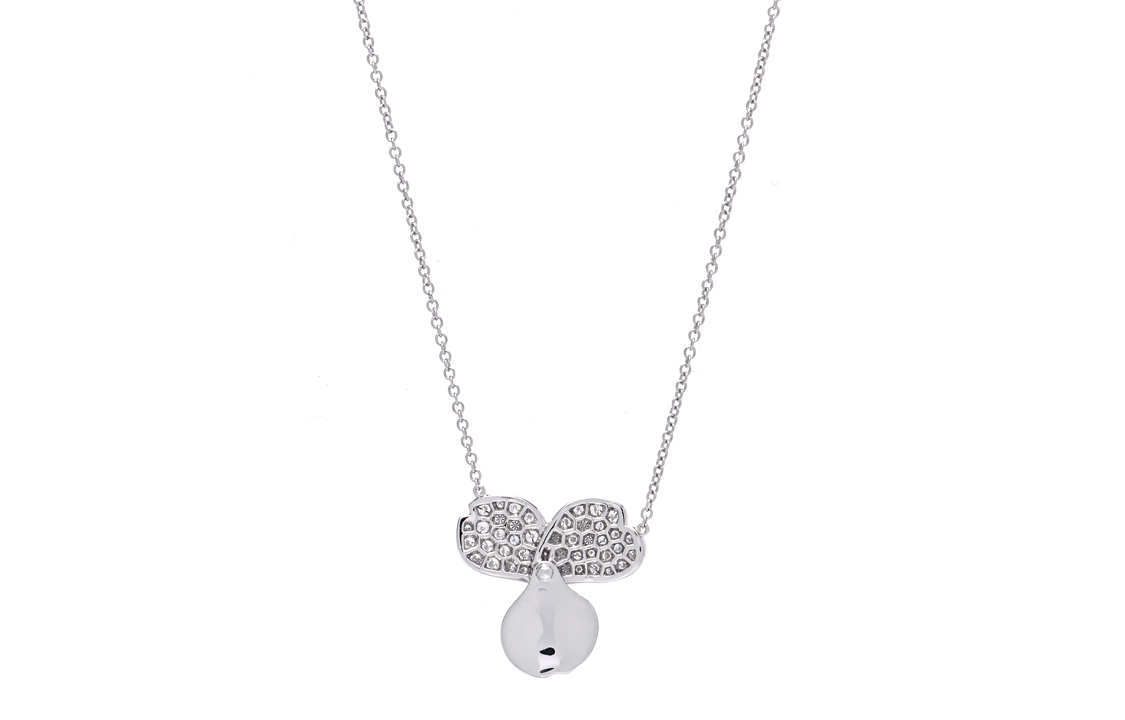(Women) Tiffany & Co. Platinum Flower Design Necklace for Women in Silver. 61626115 圖 3