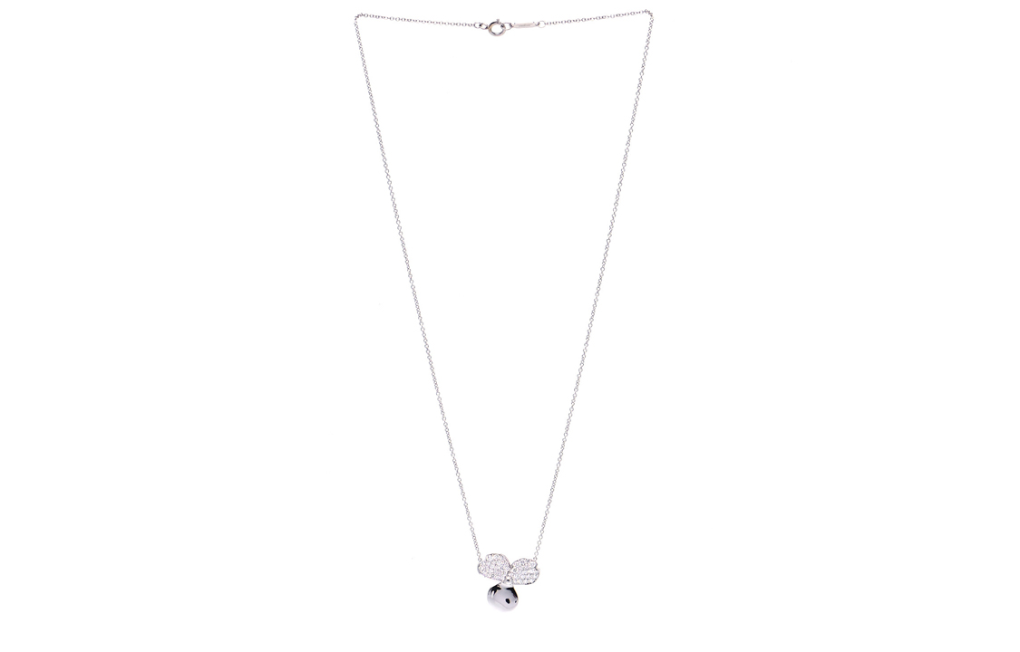 (Women) Tiffany & Co. Platinum Flower Design Necklace for Women in Silver. 61626115 圖 4