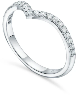 (W) TIFFANY & CO. 鉑金細版V型鑽石戒指 女款 GRP09933 Lookbook (W) TIFFANY & CO. 鉑金細版V型鑽石戒指 女款 GRP09933