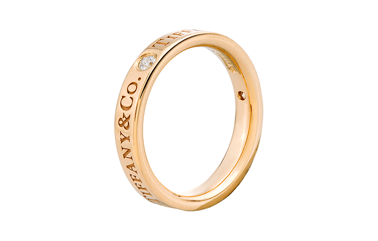 (Women) TIFFANY & CO. Return to Tiffany 18k Rose Gold Letter Logo Engraved Ring for Women GRP05172 圖 2