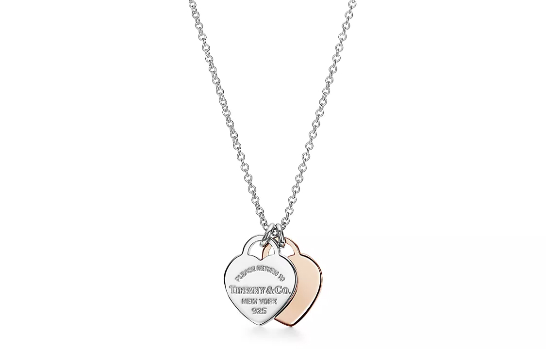 (Women) Tiffany & Co. Return to Tiffany 18K Rose Gold Silver Necklace for Women 69684009 圖 2