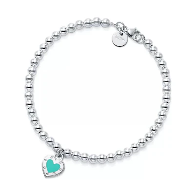 (Women) Tiffany & Co. Return to Tiffany 925 Silver Bracelet for Women - Elegant & Stylish. GRP09904