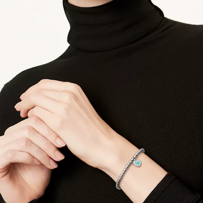 (W) Tiffany & Co. 經典回歸925純銀手鍊 - 女士優雅時尚款式. GRP09904 Lookbook (W) Tiffany & Co. 經典回歸925純銀手鍊 - 女士優雅時尚款式. GRP09904