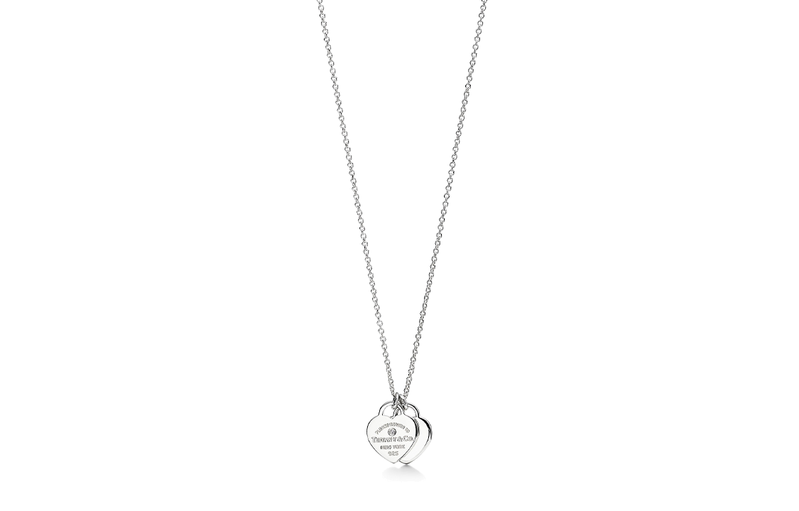 (Women) Tiffany & Co. Return to Tiffany™ Heart Tag Mini Silver Necklace for Women. 70300044