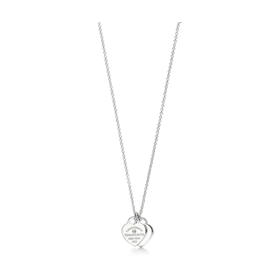 (Women) Tiffany & Co. Return to Tiffany™ Heart Tag Mini Silver Necklace for Women. 70300044