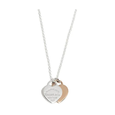 (Women) Tiffany & Co. Return to Tiffany Double Heart Pendant Necklace 925 Silver for Women. 30872533