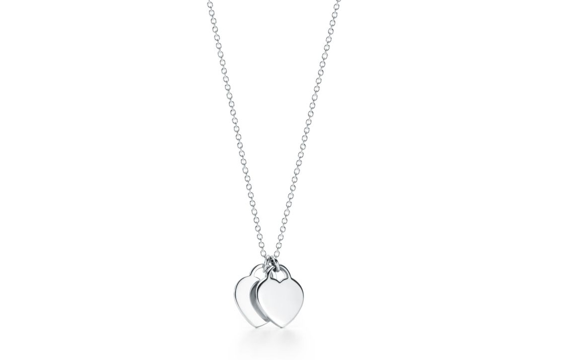 (Women) TIFFANY & CO. Return to Tiffany Double Heart Pendant Necklace Silver/Red. 63520586 圖 3